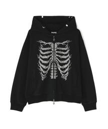 SUPPLIER/サプライヤー/FAUX FUR CROSS ZIP HOODIE（パーカー