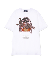 イナー スペース スーピマコットン ラウンドネック 半袖Tシャツ_ホワイト