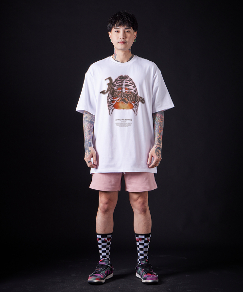 ASTRAL PROJECTION(アストラルプロジェクション)の「イナー スペース スーピマコットン ラウンドネック 半袖Tシャツ_ホワイト(Tシャツ/カットソー・メンズ・その他・LARGE/X-LARGE/XX-LARGE)」の3枚目の写真