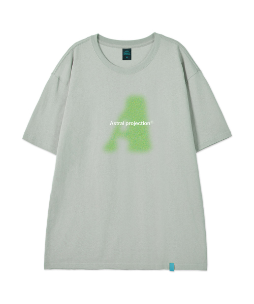 ASTRAL PROJECTION（アストラルプロジェクション）の「[ビッグエイ]コットンルーズフィット半袖Tシャツ_ダスティミント（Tシャツ/カットソー・メンズ・その他・LARGE/MEDIUM/X-LARGE/XX-LARGE）」の2枚目の写真