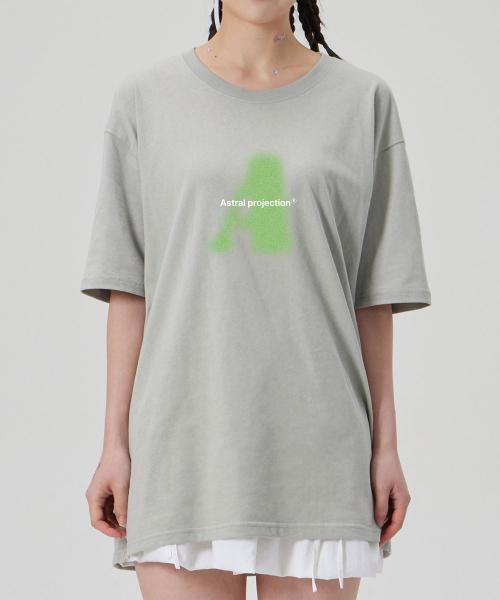 ASTRAL PROJECTION（アストラルプロジェクション）の「[ビッグエイ]コットンルーズフィット半袖Tシャツ_ダスティミント（Tシャツ/カットソー・メンズ・その他・LARGE/MEDIUM/X-LARGE/XX-LARGE）」の3枚目の写真