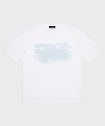 SP フラッグ 半袖Tシャツ ホワイト
