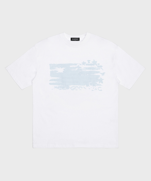 SAINTPAIN(セイントペイン)の「SP フラッグ 半袖Tシャツ ホワイト(Tシャツ/カットソー・メンズ・その他・LARGE)」の1枚目の写真