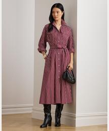 美品 LAUREN RALPH LAUREN ペイズリー ツイル シャツドレス LAUREN RALPH LAUREN（ローレン ラルフ ローレン）の「ペイズリー