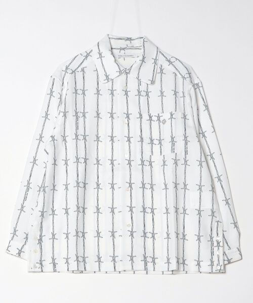 Children of the discordance(チルドレン オブ ザ ディスコ-ダンス)の「Children of the discordance / PERSONAL DATA PRINT LONG SLEEVE SHIRT / DISSH-017(シャツ/ブラウス・メンズ・ブラック/ホワイト・3/2/1)」の2枚目の写真