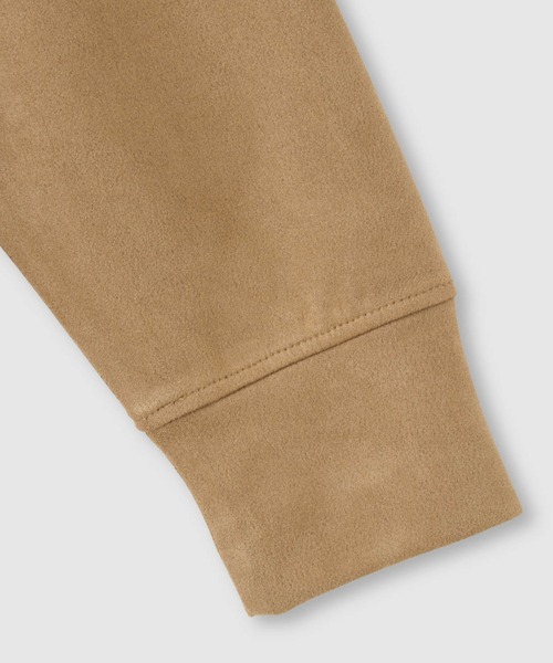 Mac-House（マックハウス）の「起毛ダンボールパーカー（パーカー・レディース・チャコールグレー/アイボリー/キャメル・FREE）」の6枚目の写真