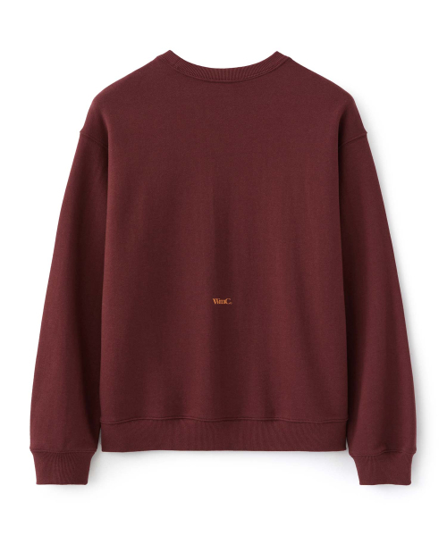 WMC（ダブリューエムシー）の「[WMC x HINA] マイワールドブルーキャットスウェット_WINE（スウェット・メンズ・ワイン・MEDIUM/LARGE/X-LARGE）」の2枚目の写真