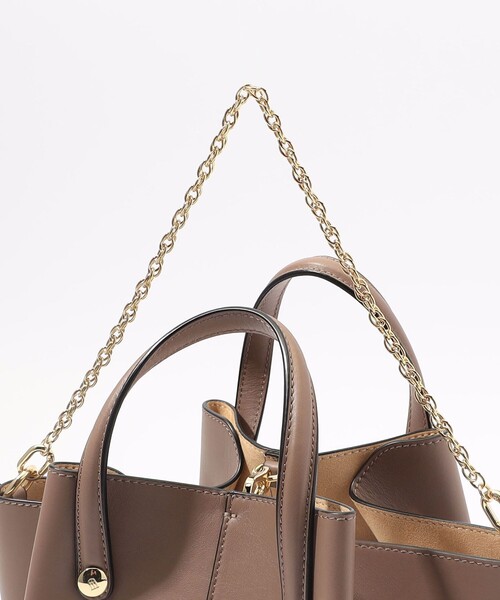 TOMORROWLAND （トゥモローランド）の「Atelier TOMORROWLAND SHELL MINI バッグ（ハンドバッグ・レディース・ブラック/ホワイト/モカ・FREE）」の11枚目の写真