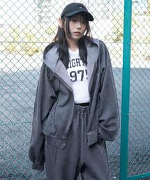 WEGO（ウィゴー）の「WEGO/【26年春夏新作】スウィッチングZIPパーカー（パーカー）」