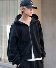 WEGO（ウィゴー）の「WEGO/【26年春夏新作】スウィッチングZIPパーカー（パーカー）」