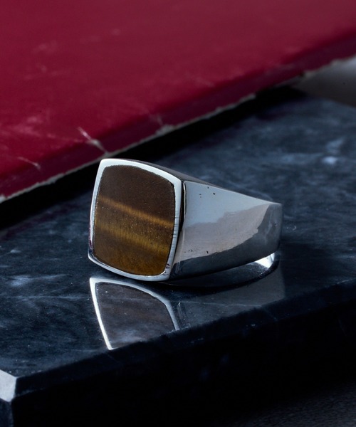 MAISON CLUB(メゾンクラブ)の「【MAISON CLUB】Silver925 KAY Ring /Various Stone Series/カイリング シルバー925 KUN(リング・メンズ・ブラック/ベージュ/グリーン系その他2/ブルー系その他2/ブルー系その他3/グリーン系1/ブルー系4/レッド/ブラウン/ホワイト/サックスブルー/マルチ/イエロー/ブルー/グリーン・17/ 19/21)」の13枚目の写真