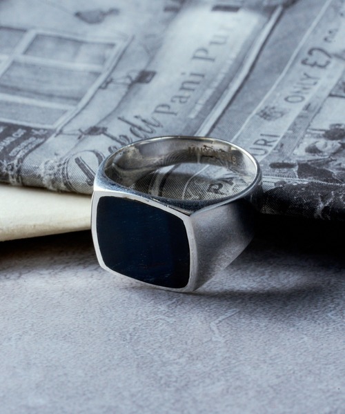 MAISON CLUB(メゾンクラブ)の「【MAISON CLUB】Silver925 KAY Ring /Various Stone Series/カイリング シルバー925 KUN(リング・メンズ・ブラック/ベージュ/グリーン系その他2/ブルー系その他2/ブルー系その他3/グリーン系1/ブルー系4/レッド/ブラウン/ホワイト/サックスブルー/マルチ/イエロー/ブルー/グリーン・17/ 19/21)」の9枚目の写真