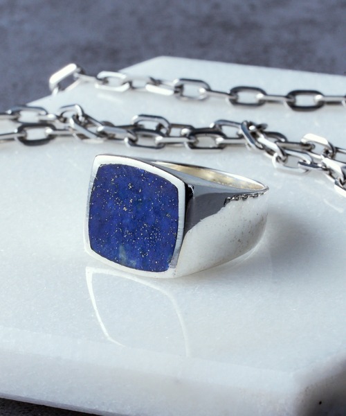 MAISON CLUB(メゾンクラブ)の「【MAISON CLUB】Silver925 KAY Ring /Various Stone Series/カイリング シルバー925 KUN(リング・メンズ・ブラック/ベージュ/グリーン系その他2/ブルー系その他2/ブルー系その他3/グリーン系1/ブルー系4/レッド/ブラウン/ホワイト/サックスブルー/マルチ/イエロー/ブルー/グリーン・17/ 19/21)」の11枚目の写真