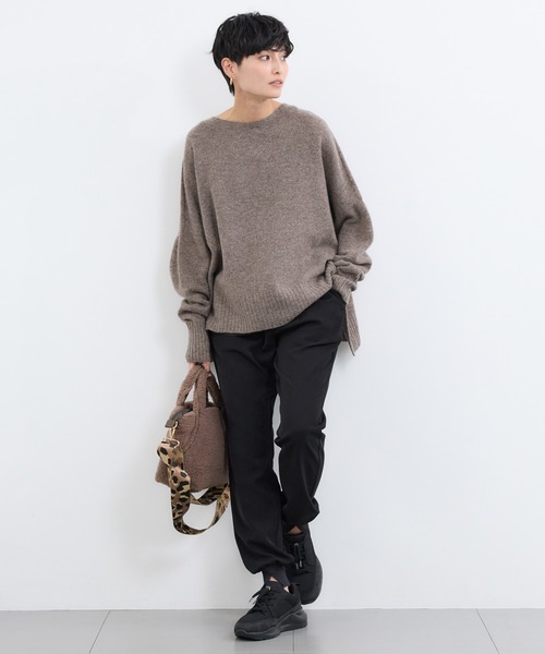 BARNYARDSTORM（バンヤードストーム）の「BARNYARDSTORM /  ホールガーメントボートニット（ニット/セーター・レディース・モカ/ベージュ・FREE）」の18枚目の写真