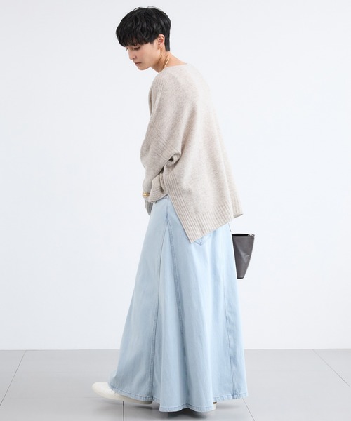 BARNYARDSTORM（バンヤードストーム）の「BARNYARDSTORM /  ホールガーメントボートニット（ニット/セーター・レディース・モカ/ベージュ・FREE）」の11枚目の写真