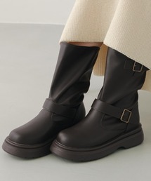 VIVIAN | yumi.×VIVIAN コラボ厚底ストレッチエンジニアブーツ(ブーツ)