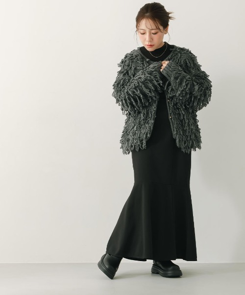 VIVIAN（ヴィヴィアン）の「yumi.×VIVIAN コラボ厚底ストレッチエンジニアブーツ（ブーツ・レディース・ダークブラウン/ブラック/ベージュ・L/M/S/LL）」の4枚目の写真