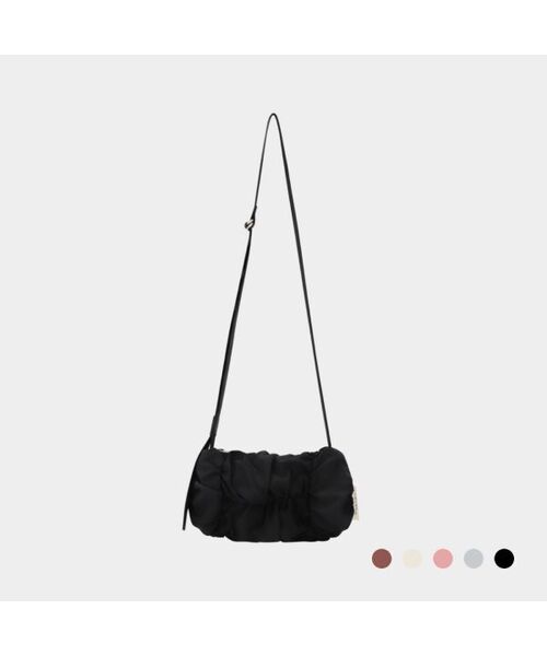 MARHEN.J(マルヘンジェイ)の「POPCORN SWING MINI(メッセンジャーバッグ・レディース・ホワイト/ブラック/ピンク/ピンクゴールド・FREE)」の3枚目の写真