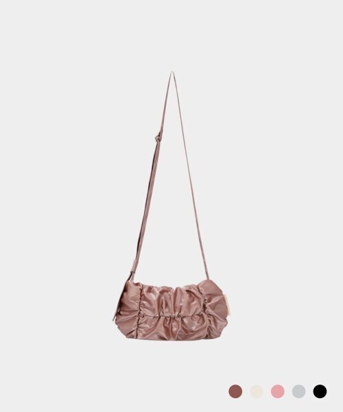 MARHEN.J(マルヘンジェイ)の「POPCORN SWING MINI(メッセンジャーバッグ・レディース・ホワイト/ブラック/ピンク/ピンクゴールド・FREE)」の9枚目の写真