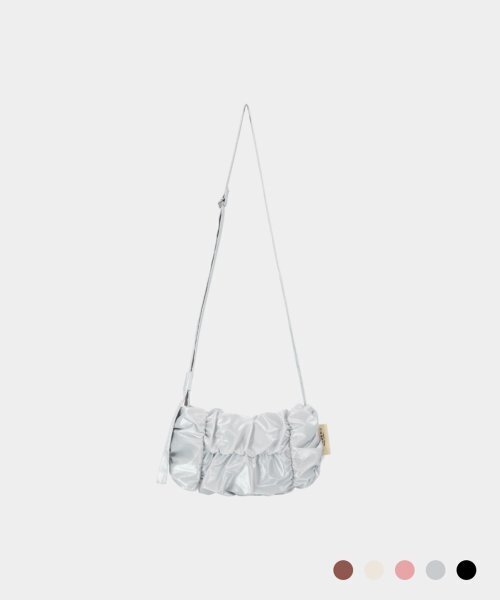 MARHEN.J(マルヘンジェイ)の「POPCORN SWING MINI(メッセンジャーバッグ・レディース・ホワイト/ブラック/ピンク/ピンクゴールド・FREE)」の12枚目の写真