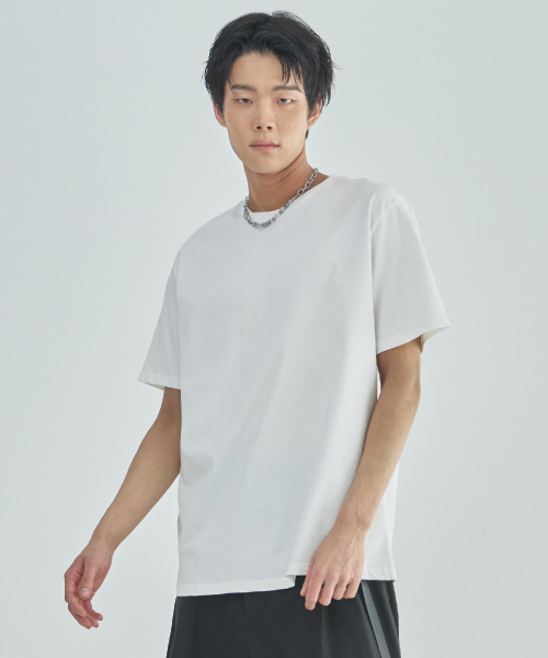 LAD EDITION(ラッドエディション)の「ホワイトロゴ 半袖Tシャツ_オフホワイト(Tシャツ/カットソー・メンズ・その他・MEDIUM/LARGE)」の1枚目の写真