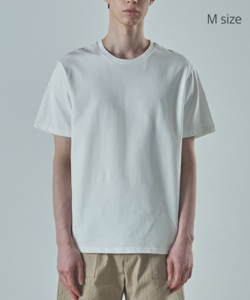 LAD EDITION(ラッドエディション)の「ホワイトロゴ 半袖Tシャツ_オフホワイト(Tシャツ/カットソー・メンズ・その他・MEDIUM/LARGE)」の7枚目の写真