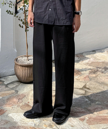 FOTTNERS（フォットナーズ）の「Wide Banding Slacks (Black)（スラックス）」