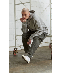 CORNOQ（コルノック）の「PIN LOGO HOODIE - GRAY（パーカー）」