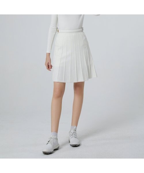 E.PARCA(イパルカ)の「ニットプリーツスカート(ホワイト)(スカート・レディース・その他・SMALL/MEDIUM)」の3枚目の写真