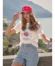 LANGNLU（ラングアンドルー）の「CILIEGIA Tシャツ(     )_アイボリー（Tシャツ/カットソー）」