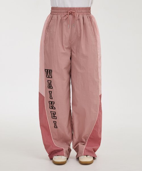 WaiKei（ワイケイ）の「カラー ブロック レーシング トラック パンツ ピンク（スウェットパンツ・レディース・その他・1/2）」の3枚目の写真