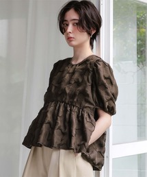 titivate（ティティベイト）の「ドットパフスリーブブラウス（シャツ/ブラウス）」