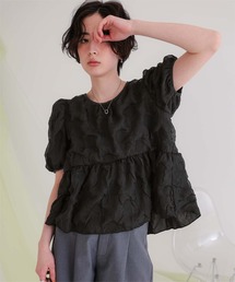 titivate（ティティベイト）の「ドットパフスリーブブラウス（シャツ/ブラウス）」