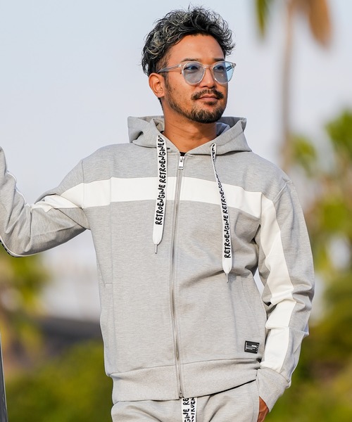 adamsJUGGLER（アダムスジャグラー）の「RTEG スマイリーD&Fフーディー（パーカー・メンズ・ブラック/グレー・S/M/L/XL）」の17枚目の写真