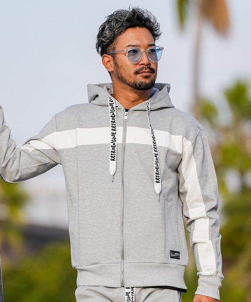 adamsJUGGLER（アダムスジャグラー）の「RTEG スマイリーD&Fフーディー（パーカー・メンズ・ブラック/グレー・S/M/L/XL）」の18枚目の写真