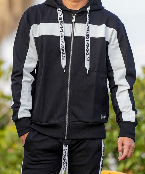 adamsJUGGLER（アダムスジャグラー）の「RTEG スマイリーD&Fフーディー（パーカー・メンズ・ブラック/グレー・S/M/L/XL）」の14枚目の写真