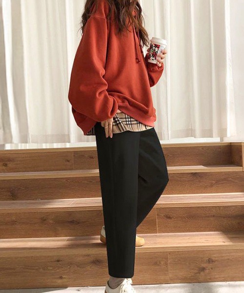 by LEGNA（バイレグナ）の「裏起毛 テーパードパンツ（その他パンツ・レディース・ダークブラウン/グレー/ベージュ/ブラック/アイボリー・LARGE/MEDIUM/X-LARGE）」の12枚目の写真