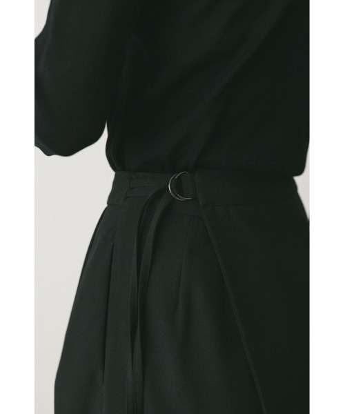 STYLEMIXER(スタイルミキサー)の「サイドラップワイドパンツ(スラックス・レディース・ベージュ/グレー/ブラック・MEDIUM/SMALL)」の12枚目の写真