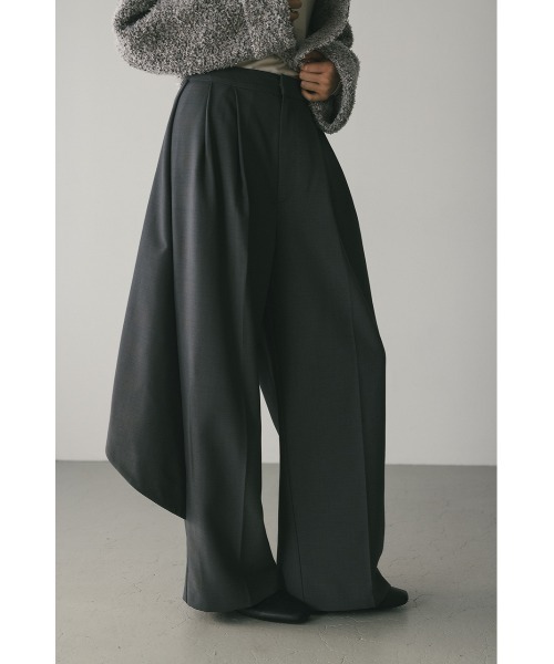 STYLEMIXER(スタイルミキサー)の「サイドラップワイドパンツ(スラックス・レディース・ベージュ/グレー/ブラック・MEDIUM/SMALL)」の21枚目の写真