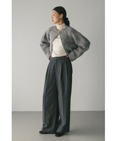 STYLEMIXER(スタイルミキサー)の「サイドラップワイドパンツ(スラックス・レディース・ベージュ/グレー/ブラック・MEDIUM/SMALL)」の19枚目の写真