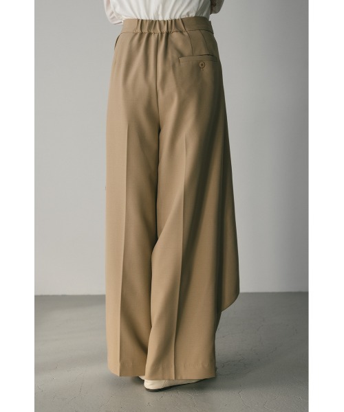 サイドラップワイドパンツ（スラックス）｜STYLEMIXER（スタイル