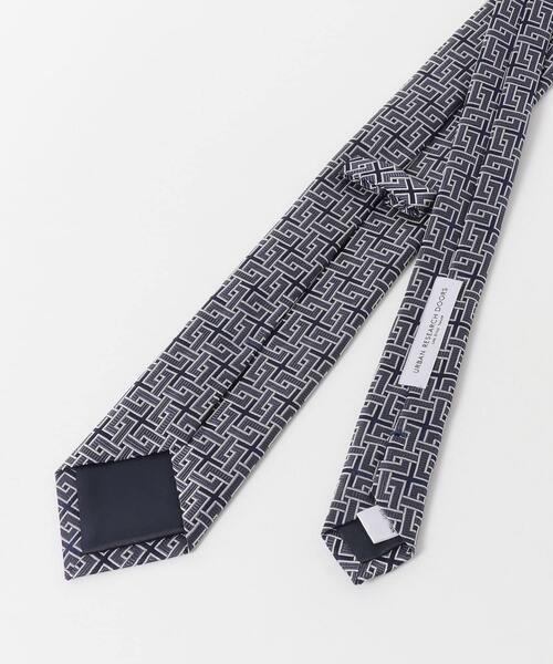 URBAN RESEARCH DOORS（アーバンリサーチドアーズ）の「LIFE STYLE TAILOR　26SS国内タイ幾何学1（ネクタイ・メンズ・ネイビー/グレー・-）」の6枚目の写真