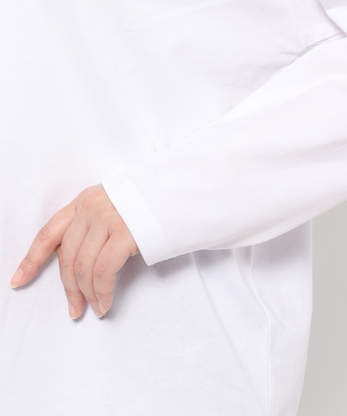 mysty woman（ミスティウーマン）の「モノトーンロゴTEE 645277（Tシャツ/カットソー・レディース・オフホワイト/ブラック・FREE）」の12枚目の写真