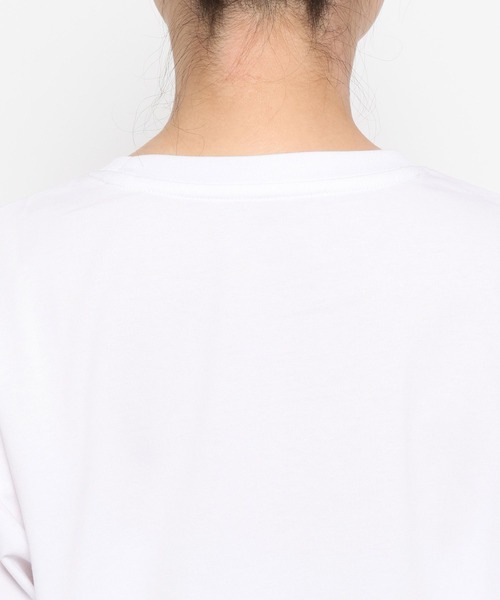 mysty woman（ミスティウーマン）の「モノトーンロゴTEE 645277（Tシャツ/カットソー・レディース・オフホワイト/ブラック・FREE）」の14枚目の写真