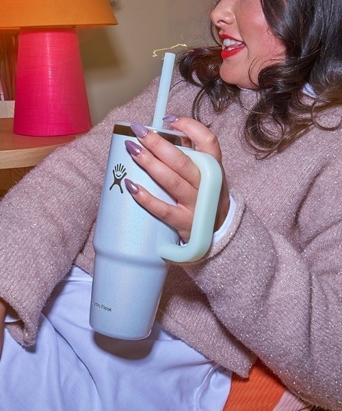HYDRO FLASK(ハイドロフラスク)の「Hydro Flask/ハイドロフラスク タンブラー【Limited Edition】GLIMMER オールアラウンド トラベルタンブラー 24oz 709ml 8902310191252(グラス/マグカップ/タンブラー・メンズ・ライトピンク/ライトブルー/イエローゴールド・FREE)」の5枚目の写真