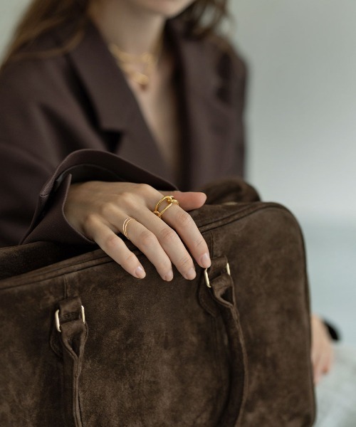 HAYNI（ヘイニ）の「Donusa ドヌサ【第2世代・改良版】（ボストンバッグ・レディース・ブラウン/ダークブラウン・FREE）」の5枚目の写真