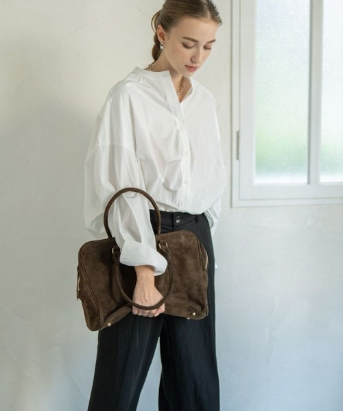 HAYNI（ヘイニ）の「Donusa ドヌサ【第2世代・改良版】（ボストンバッグ・レディース・ブラウン/ダークブラウン・FREE）」の22枚目の写真