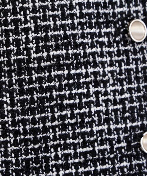 NATURAL BEAUTY BASIC（ナチュラルビューティーベーシック）の「◇ツイードシリーズ コンパクトジレ（その他アウター・レディース・ブラック系その他/ホワイト系その他・SMALL/MEDIUM）」の11枚目の写真