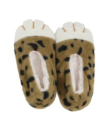 box408（ボックスヨンマルハチ）の「もこもこ猫スリッパ あったかボアルームシューズ（ルームシューズ/スリッパ）」