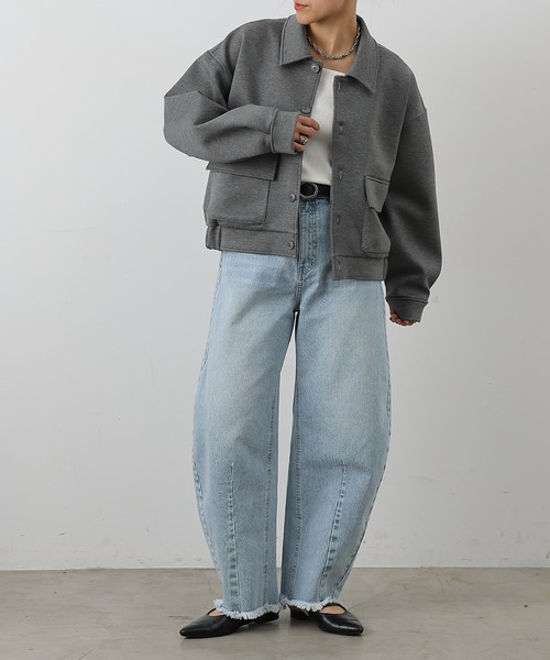 COLONY 2139（コロニートゥーワンスリーナイン）の「カーブデニムパンツ（デニムパンツ・レディース・ブルー/ネイビー/サックスブルー・SMALL/LARGE/MEDIUM）」の12枚目の写真